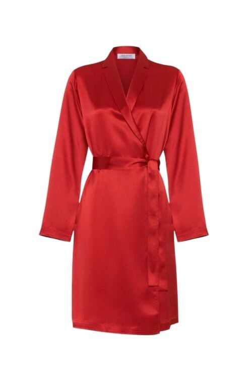 Premium Satin Midi Robe