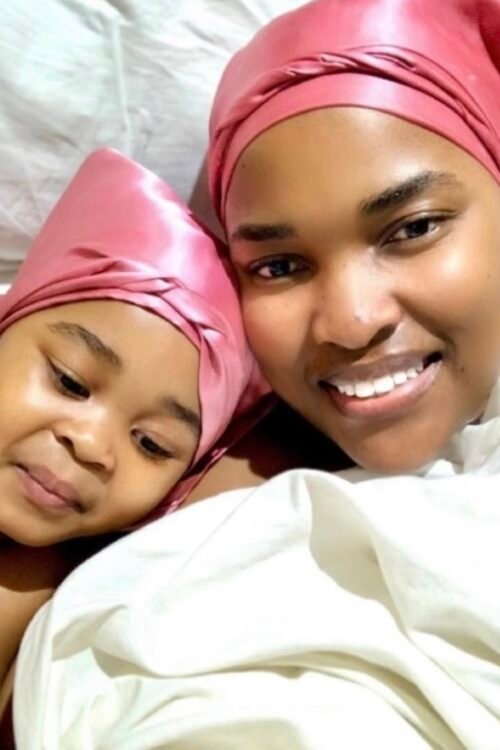 Mommy & Princess Satin Doek Set