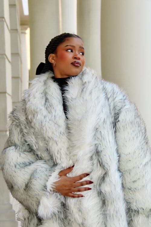 La Glacé Faux Fur Coat